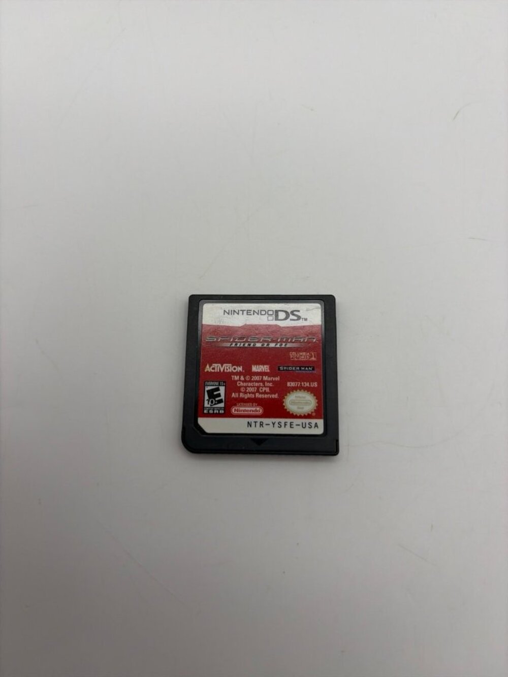 Nintendo DS Spiderman Spider Man Friend or Foe Video Game Cartridge Only Tested